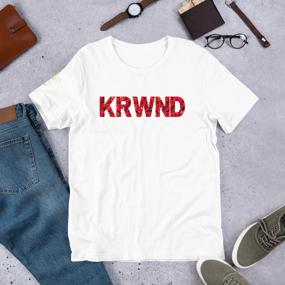 "KRWND Roses" Unisex t-shirt