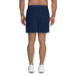 "Wear Your KRWN" Men's Athletic Shorts (Navy)