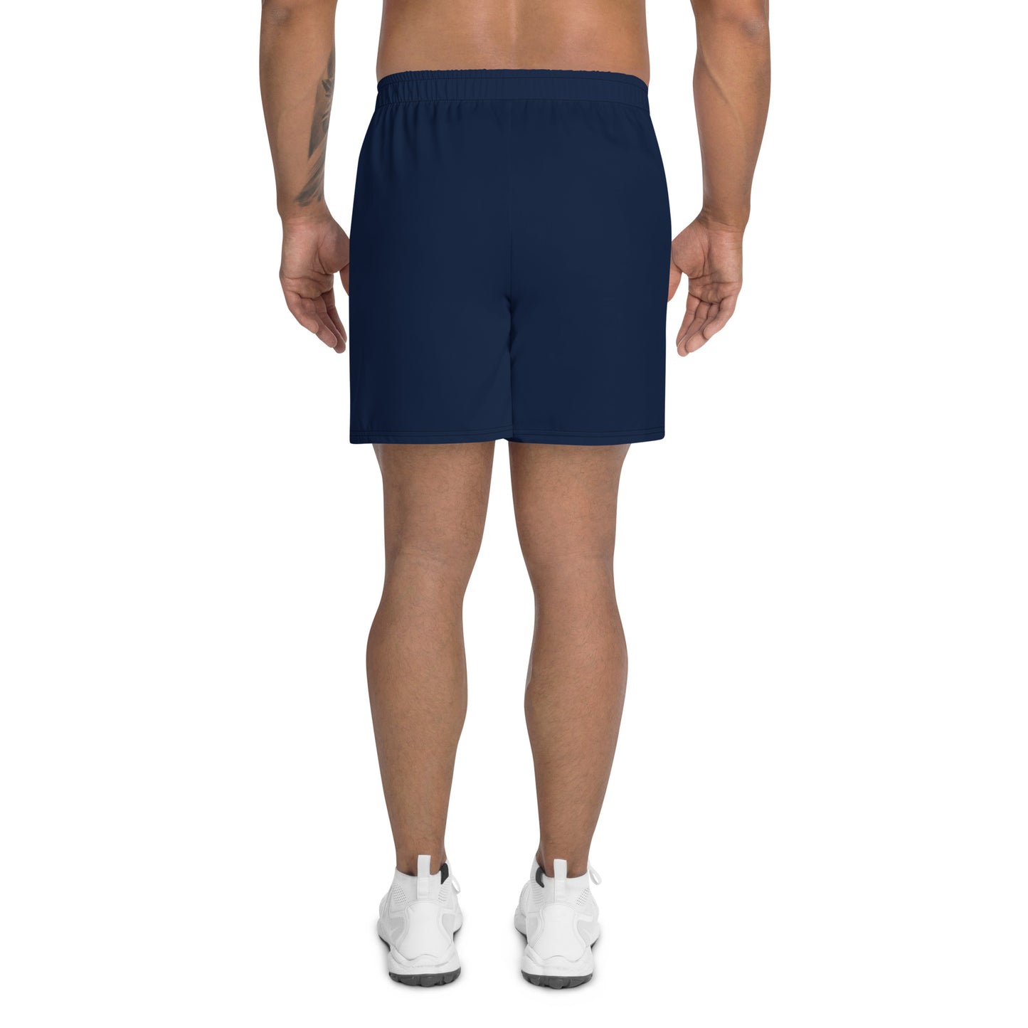 "Wear Your KRWN" Men's Athletic Shorts (Navy)