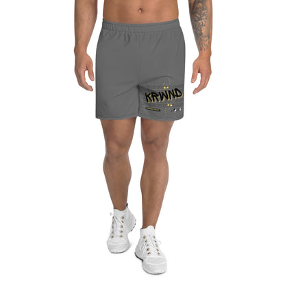 "Wear Your KRWN"  Men's Athletic Shorts (Grey)