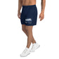 "Wear Your KRWN" Men's Athletic Shorts (Navy)