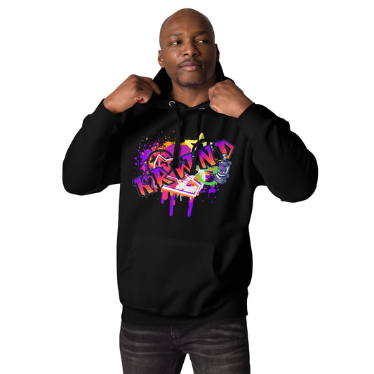 "Graffitti KRWND" Men's Hoodie