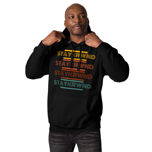 "Stay KRWND" Retro Men's Hoodie