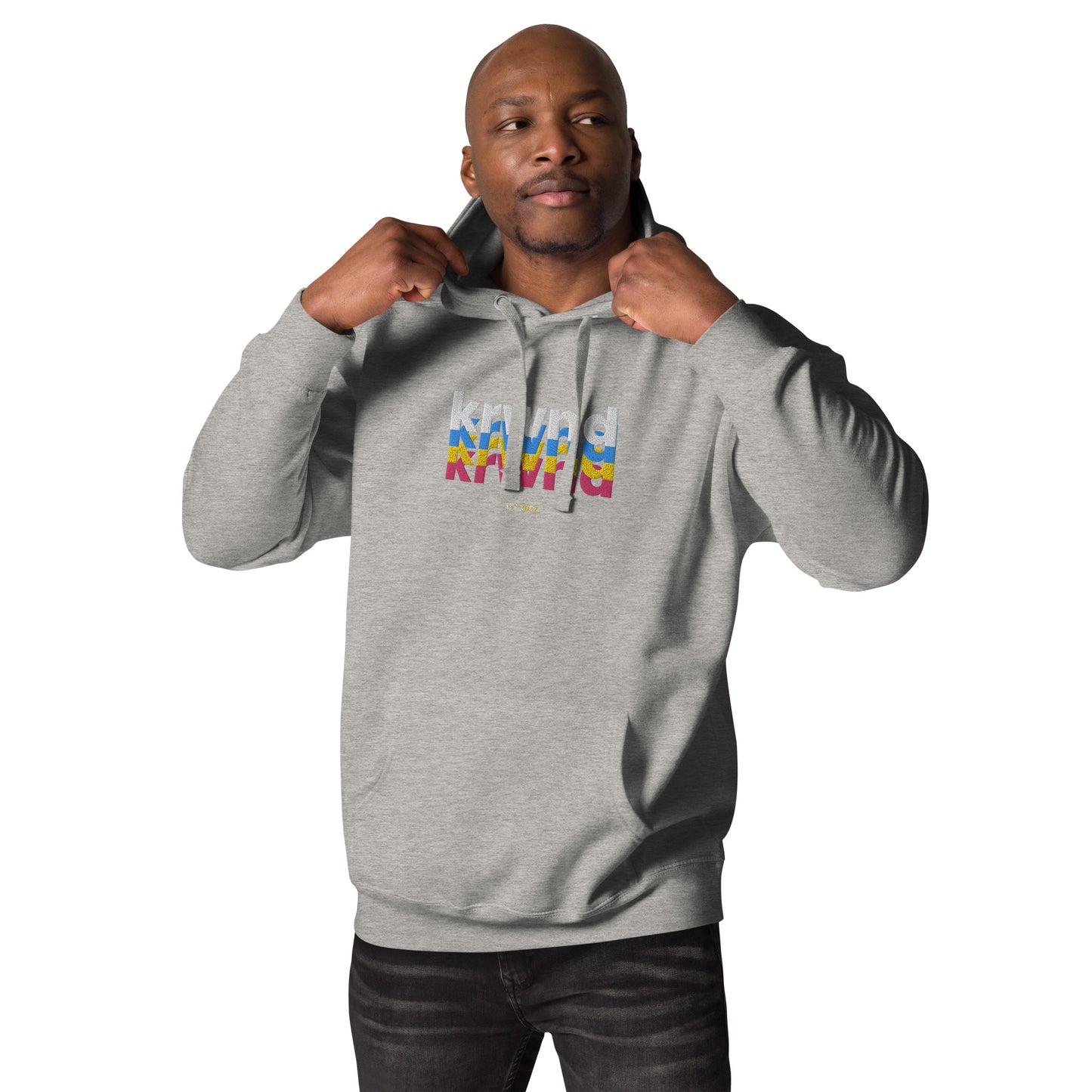 "Rainbow KRWND" Men's Hoodie