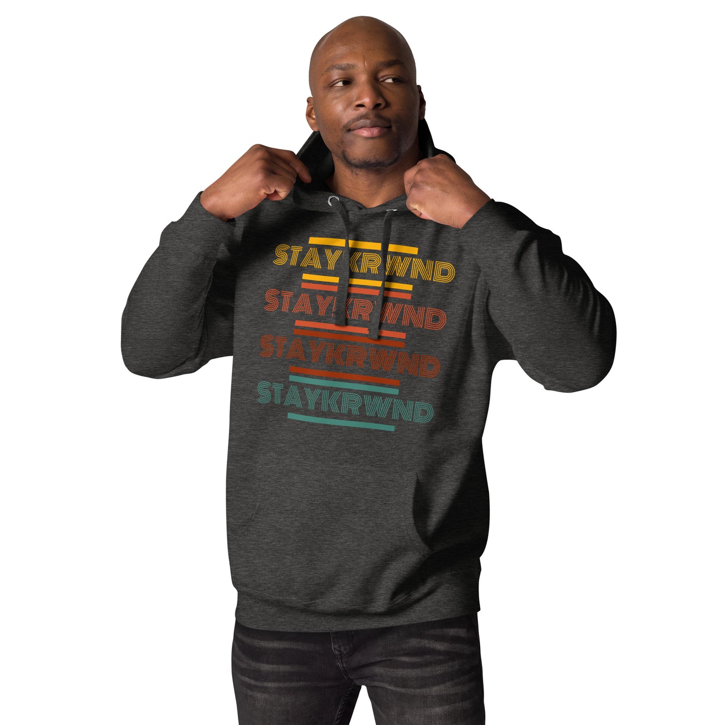 "Stay KRWND" Retro Men's Hoodie