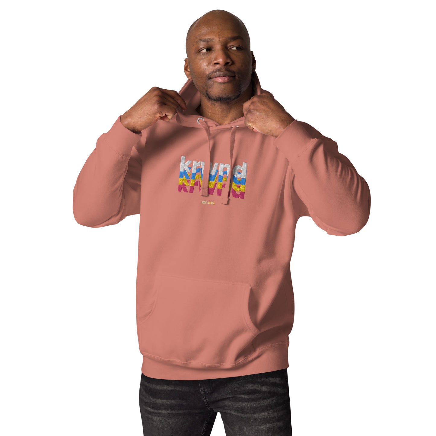 "Rainbow KRWND" Men's Hoodie