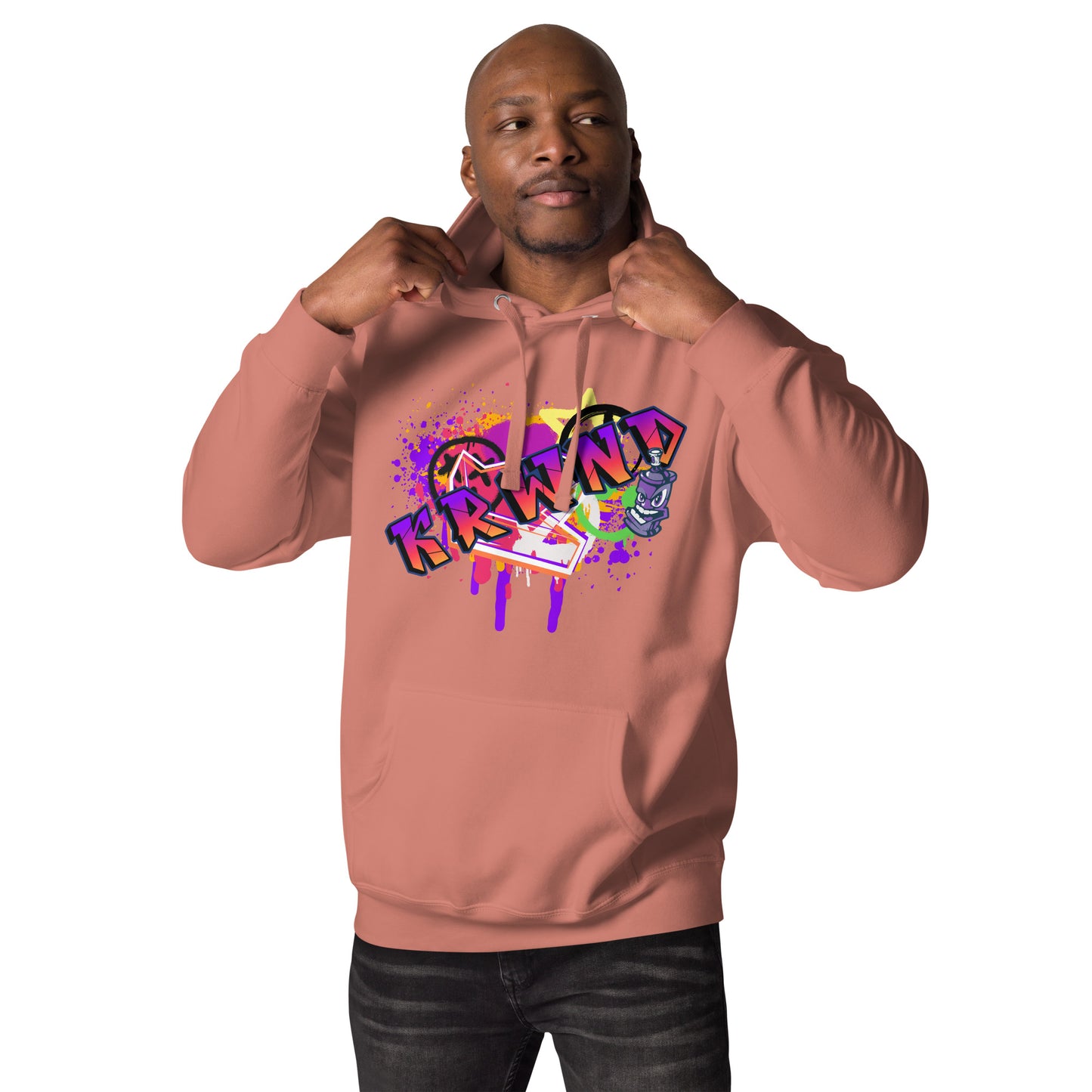 "Graffitti KRWND" Men's Hoodie