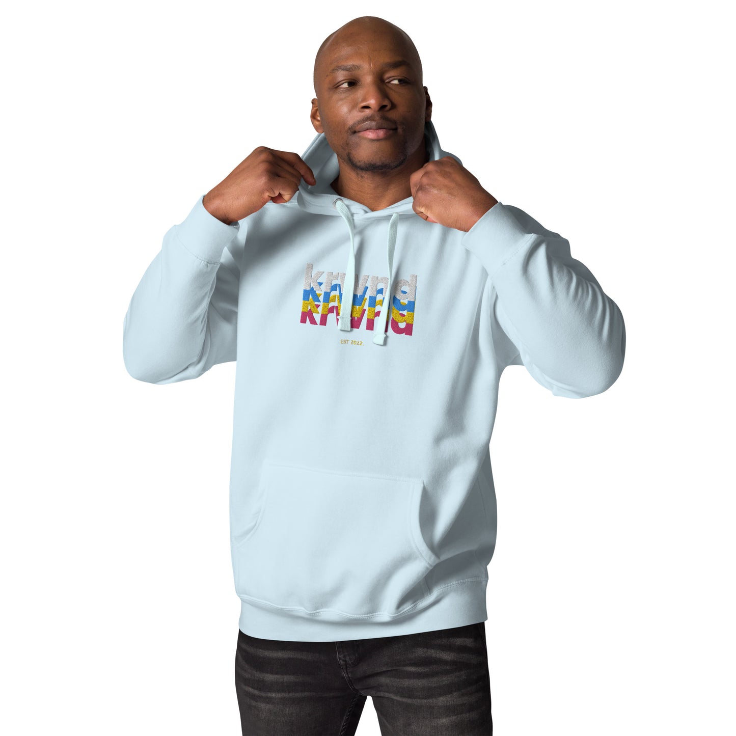 "Rainbow KRWND" Men's Hoodie