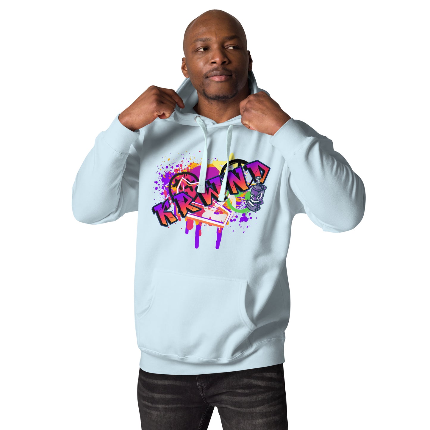 "Graffitti KRWND" Men's Hoodie