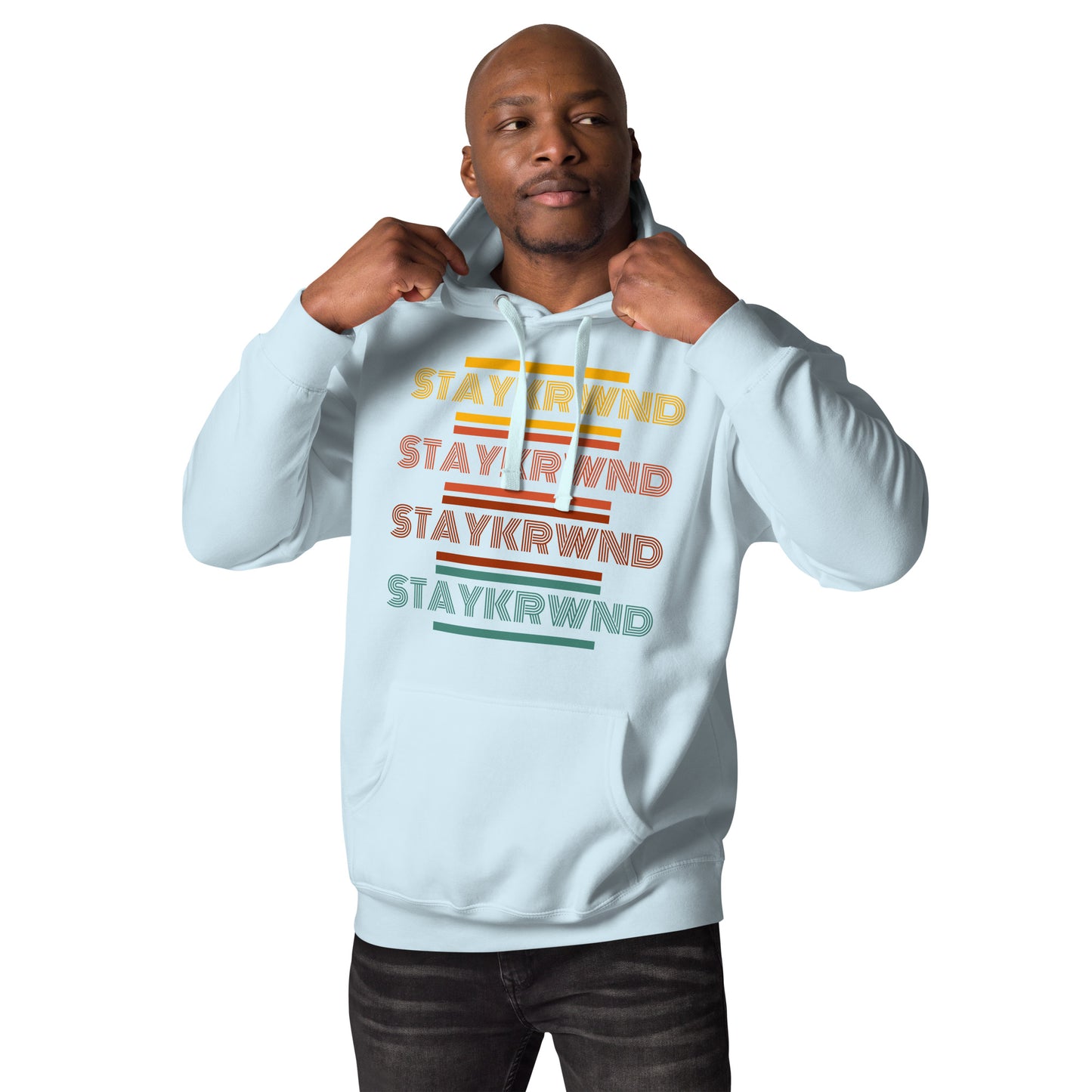 "Stay KRWND" Retro Men's Hoodie