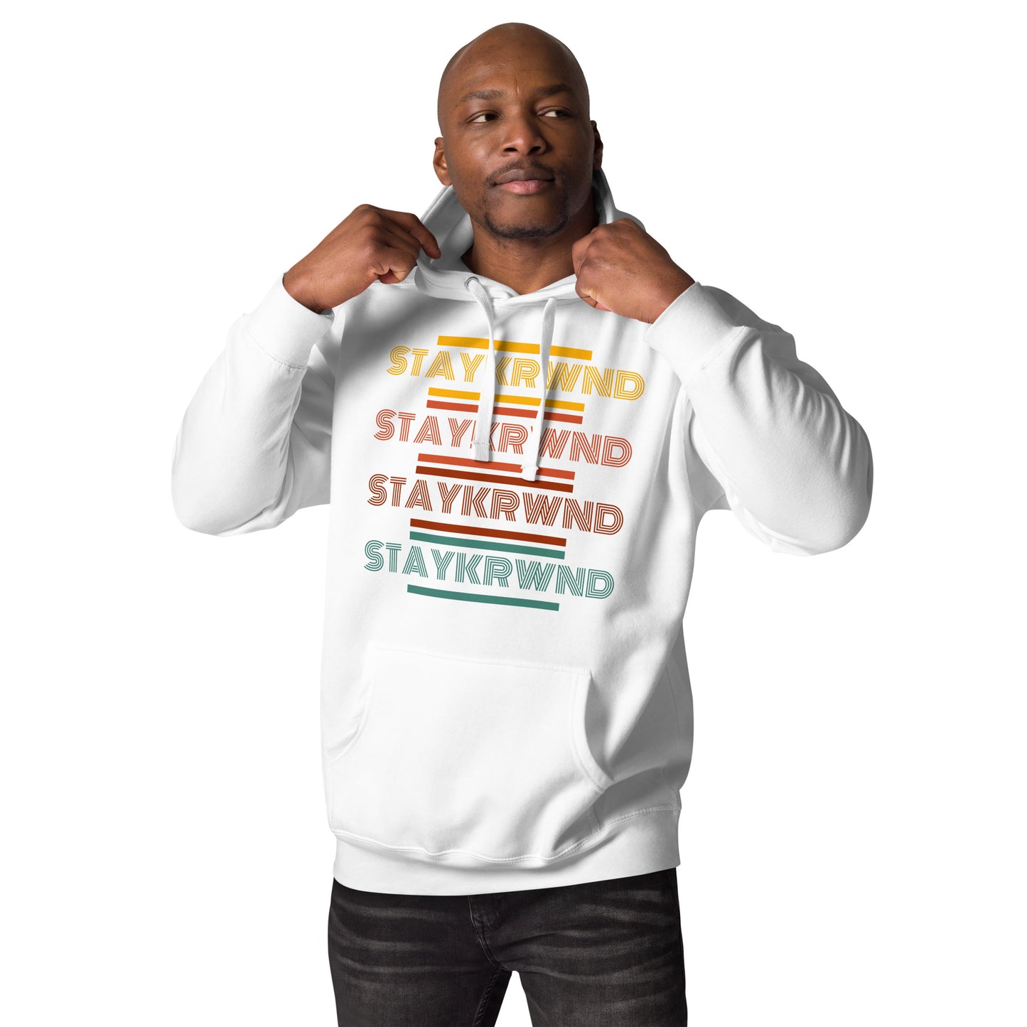 "Stay KRWND" Retro Men's Hoodie