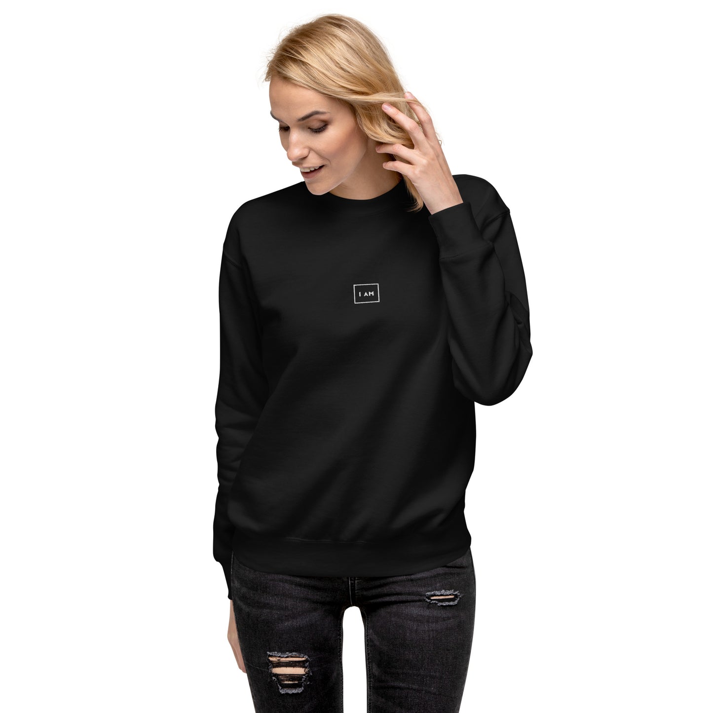 "I AM" Women's Premium Sweatshirt