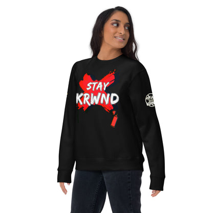 "Stay KRWND" Spray Sweatshirt