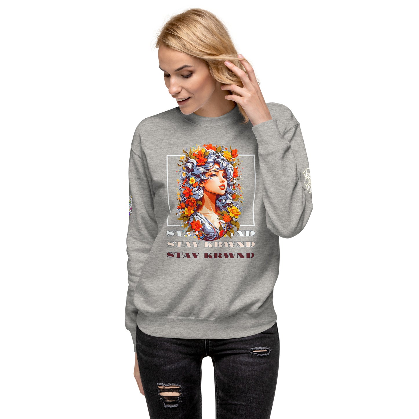 "Stay KRWND" Bust Sweatshirt