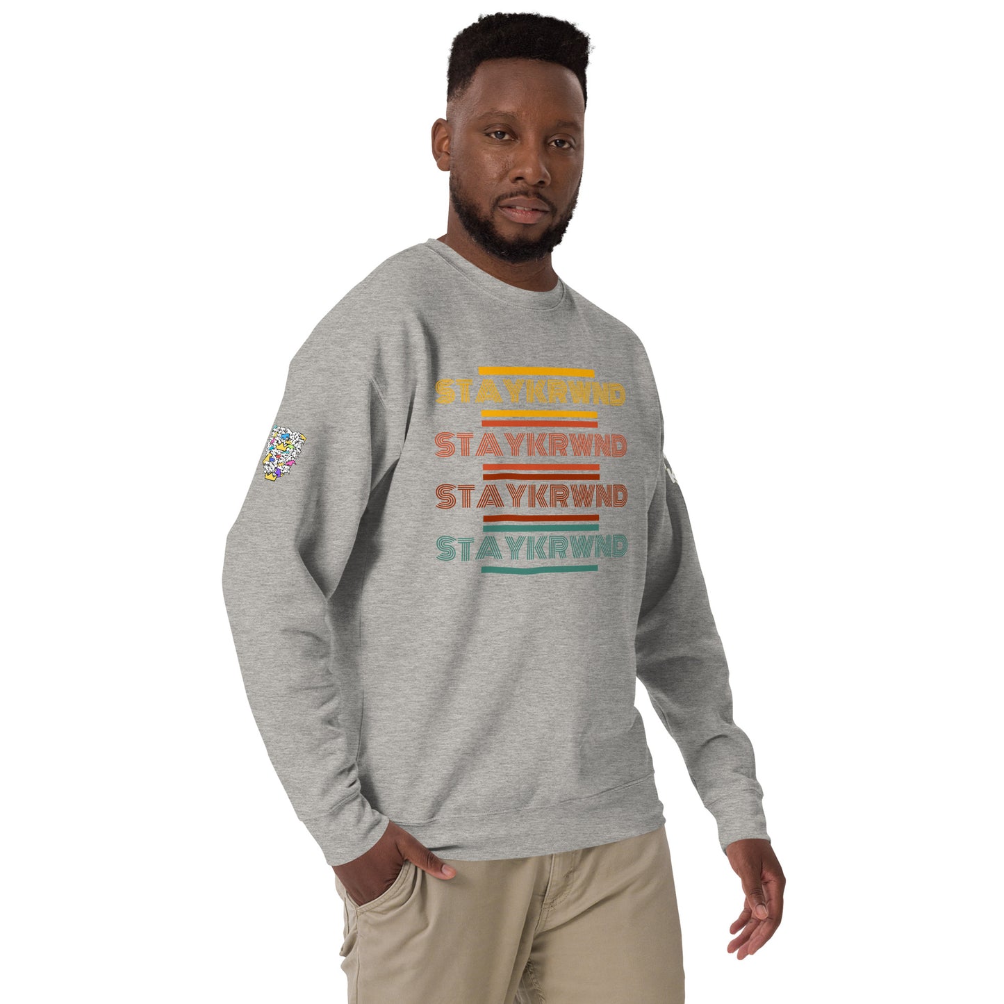 'Stay KRWND" Retro Sweatshirt