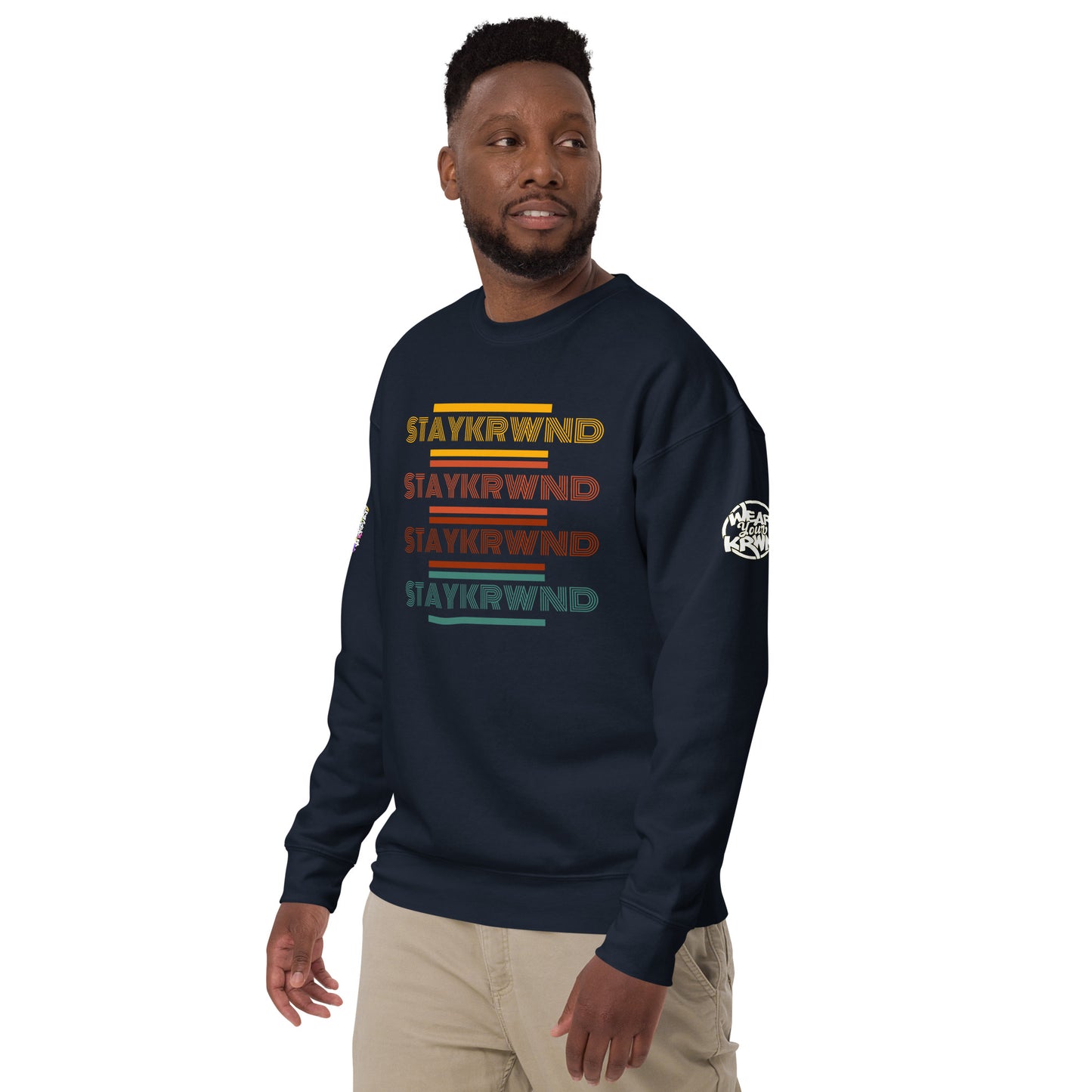 'Stay KRWND" Retro Sweatshirt