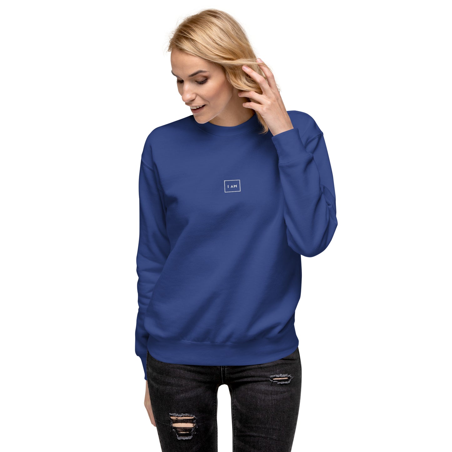 "I AM" Women's Premium Sweatshirt