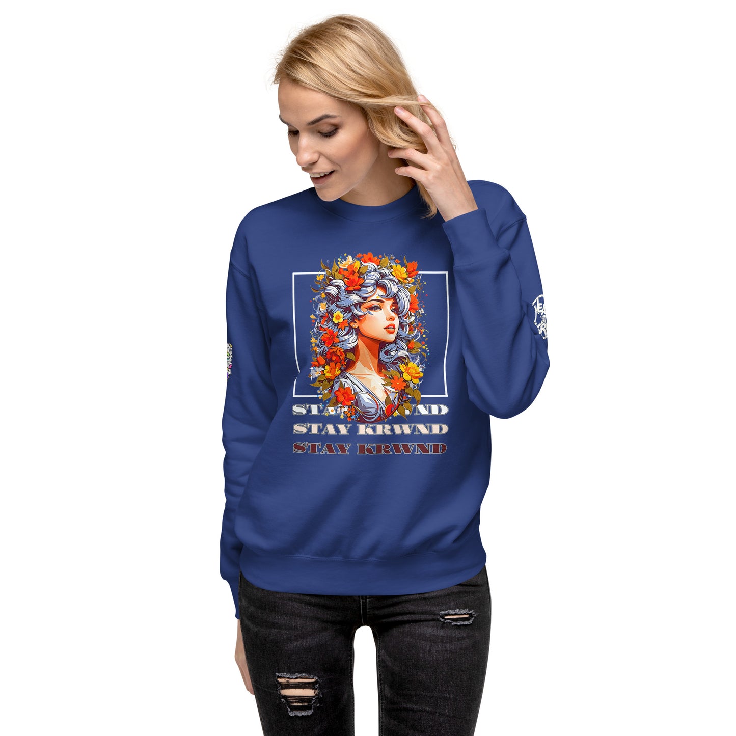 "Stay KRWND" Bust Sweatshirt