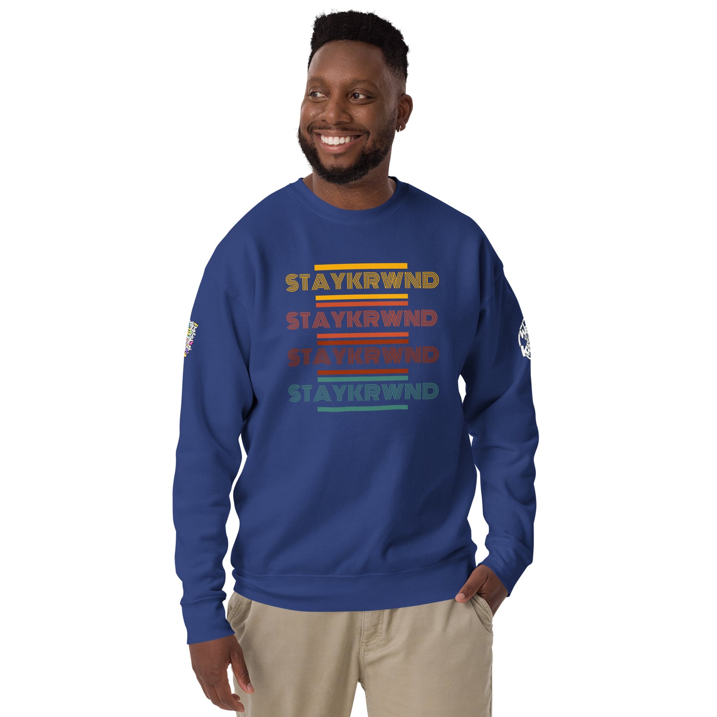 'Stay KRWND" Retro Sweatshirt