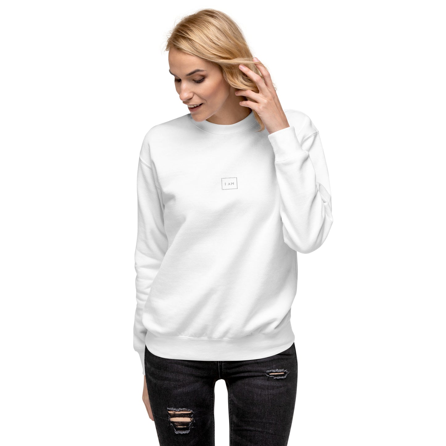 "I AM" Women's Premium Sweatshirt