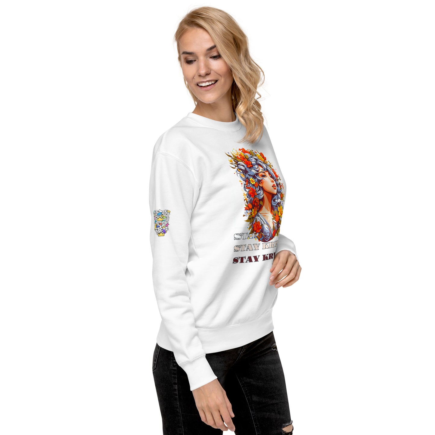 "Stay KRWND" Bust Sweatshirt