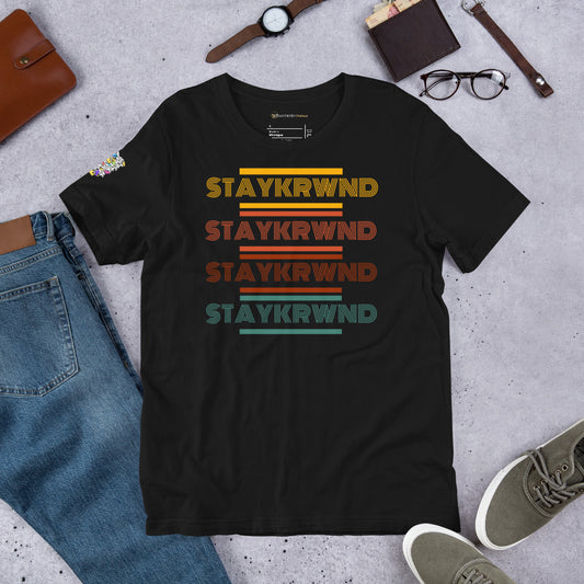 "Stay KRWND" Retro T-Shirt