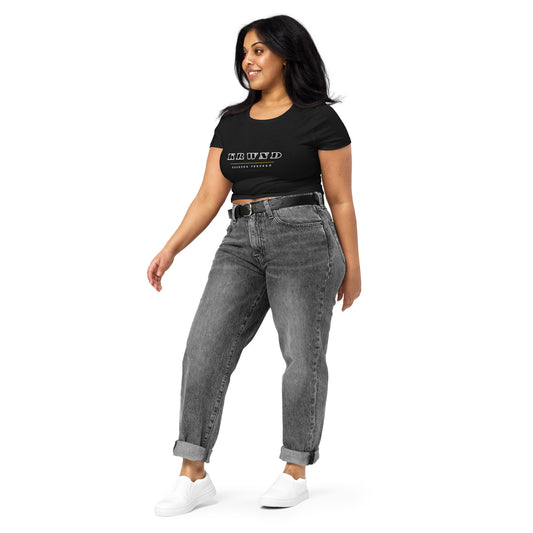 "Classic KRWND" Women’s Crop Tee