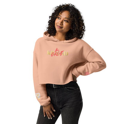 "Be GREAT" Women's Crop Hoodie