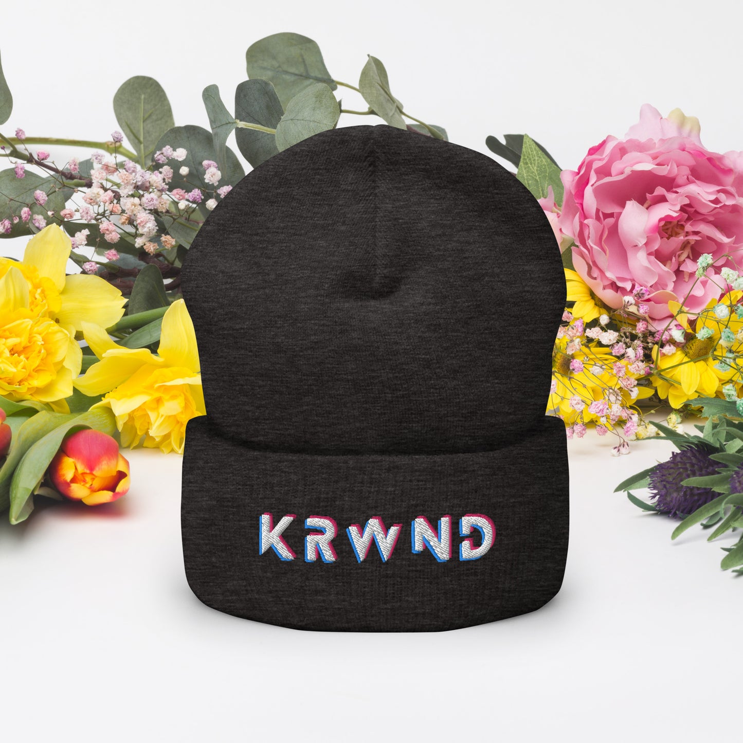 "KRWND" Cuffed Beanie