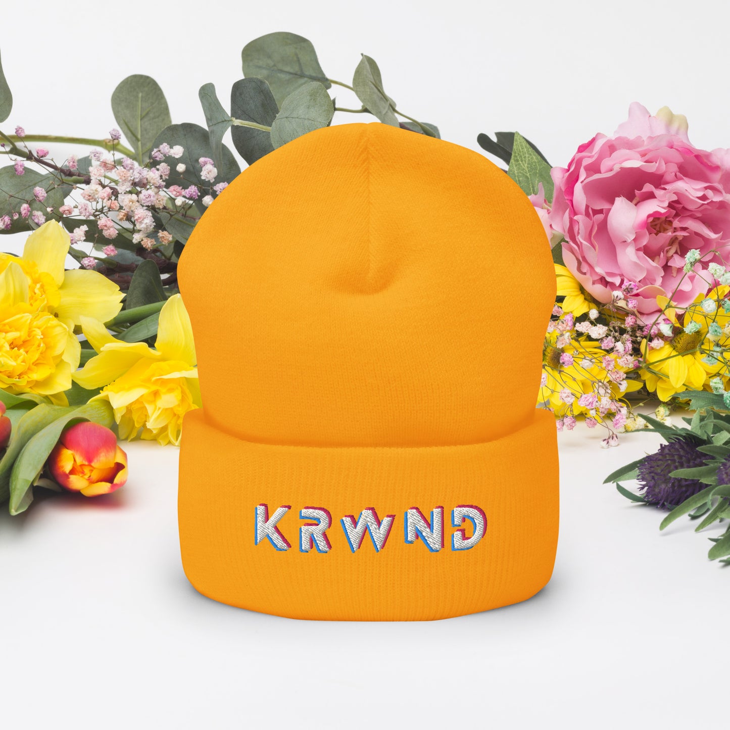 "KRWND" Cuffed Beanie