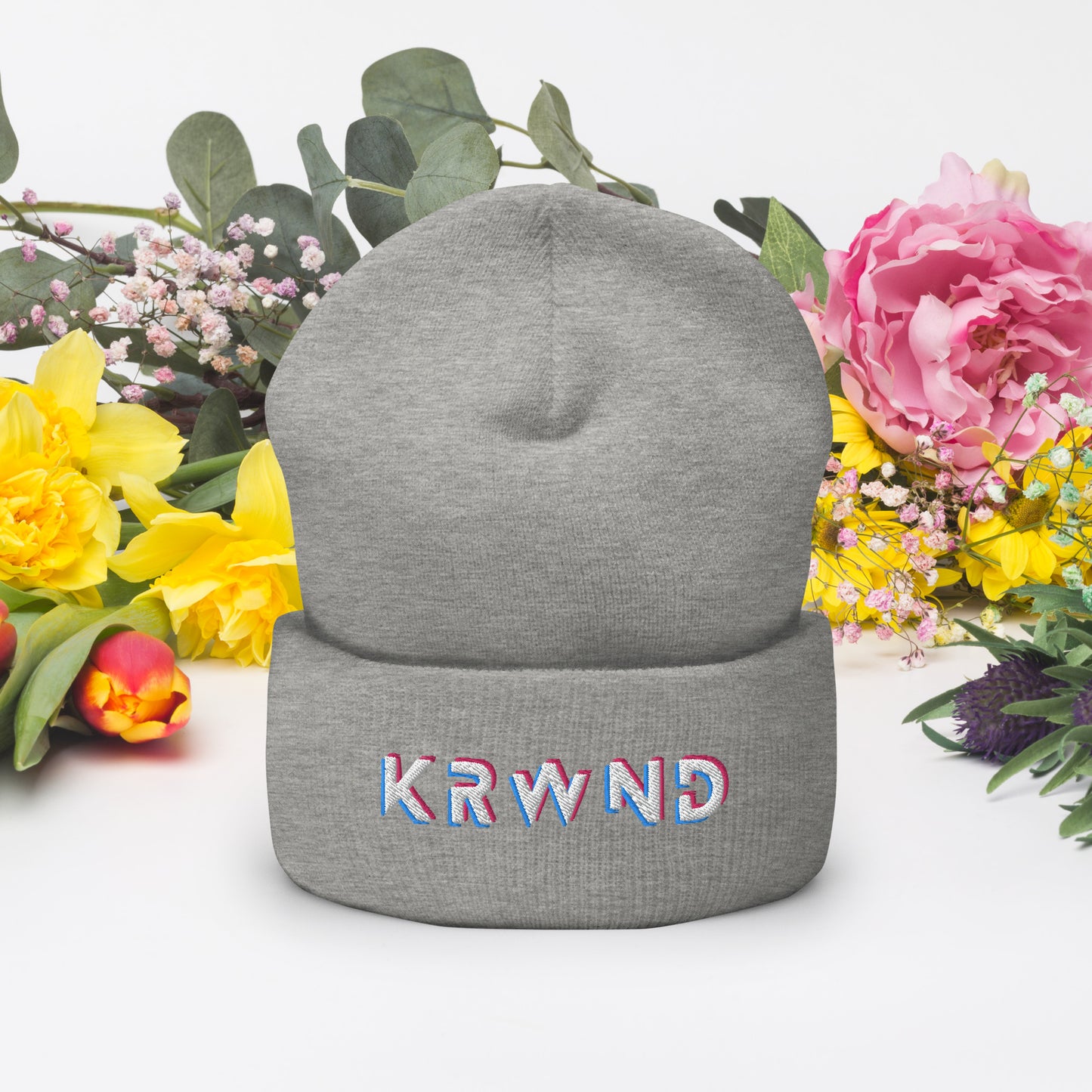 "KRWND" Cuffed Beanie