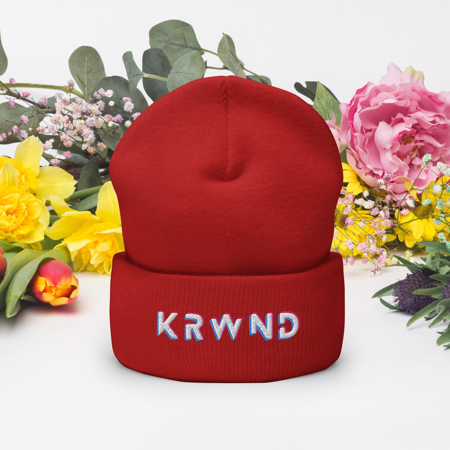 "KRWND" Cuffed Beanie