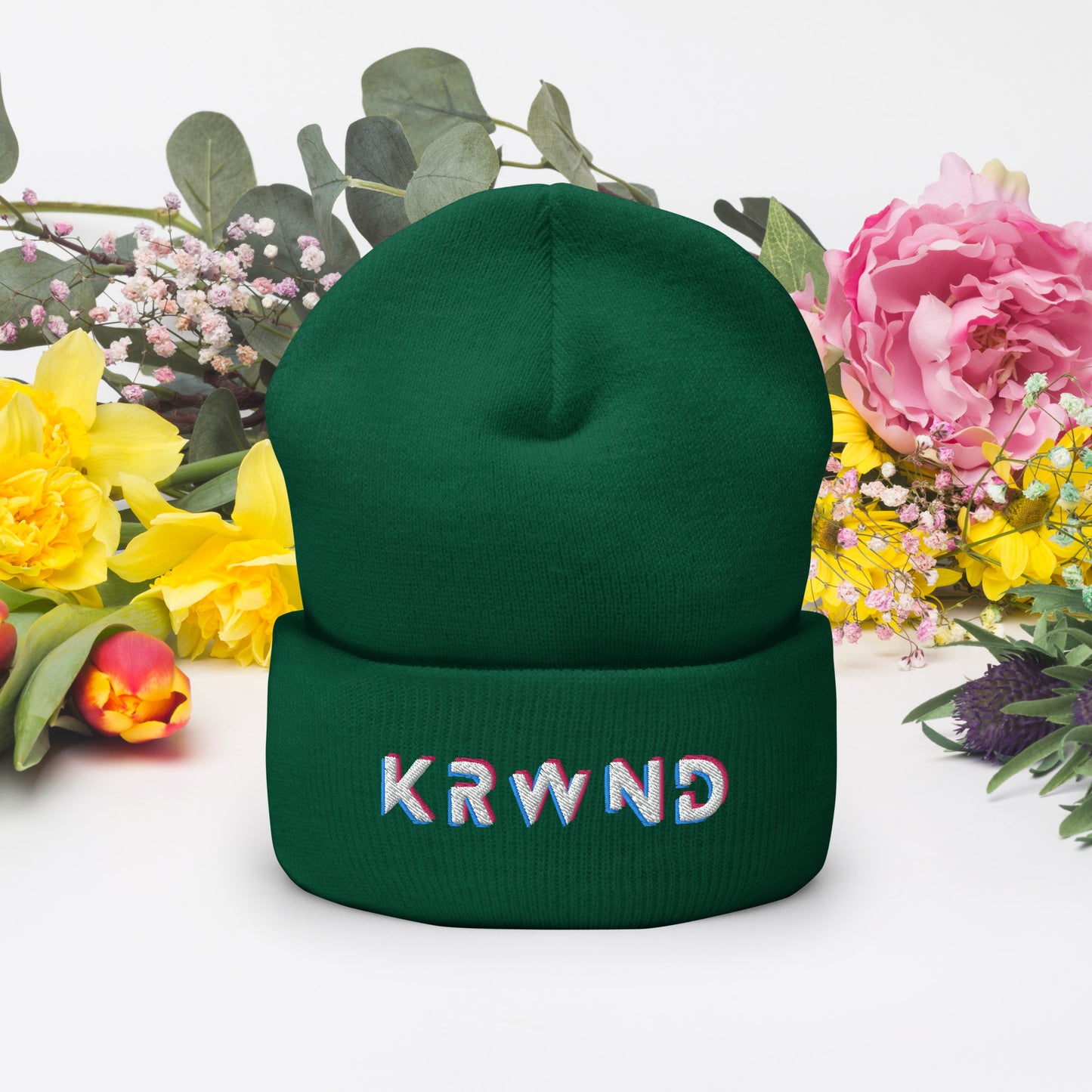 "KRWND" Cuffed Beanie