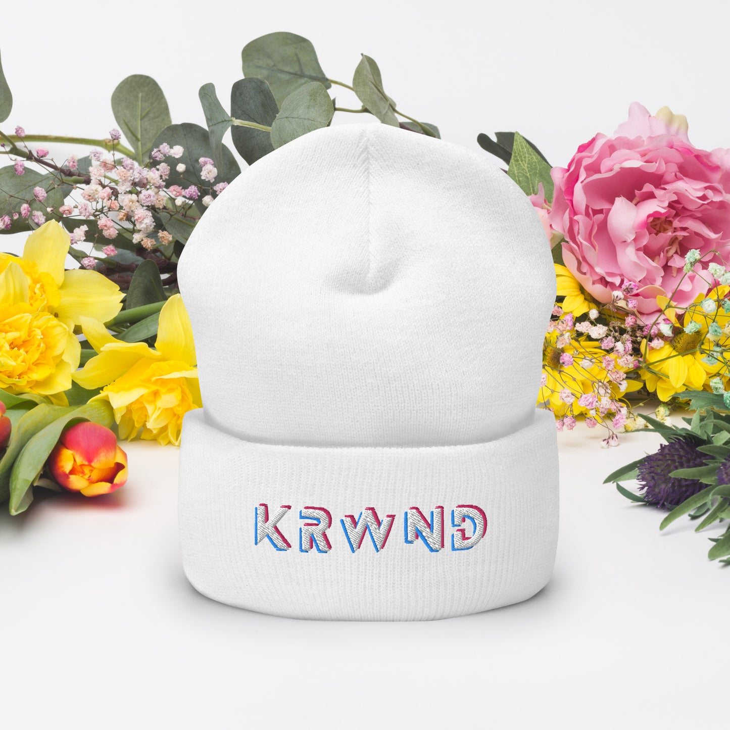 "KRWND" Cuffed Beanie