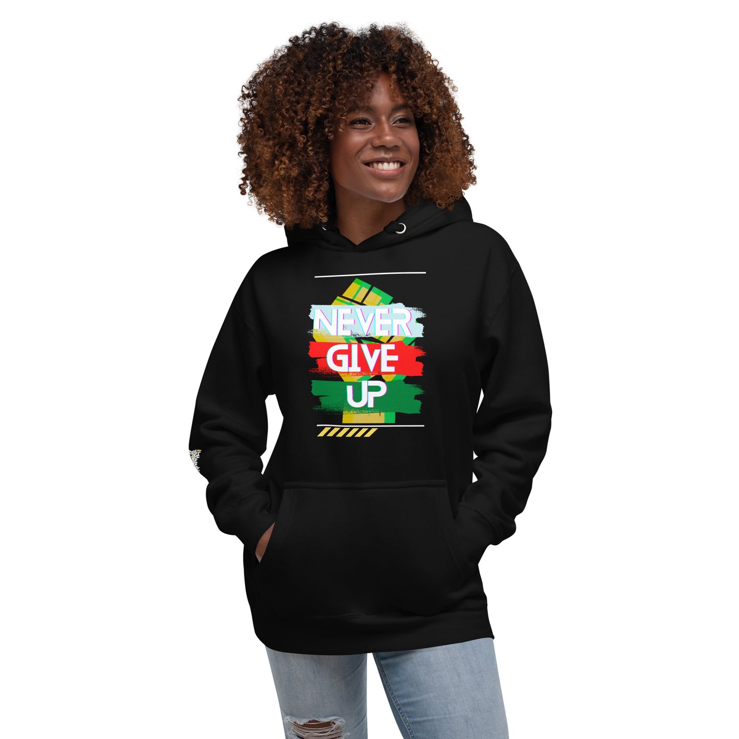 "Never Give Up" Women's Hoodie