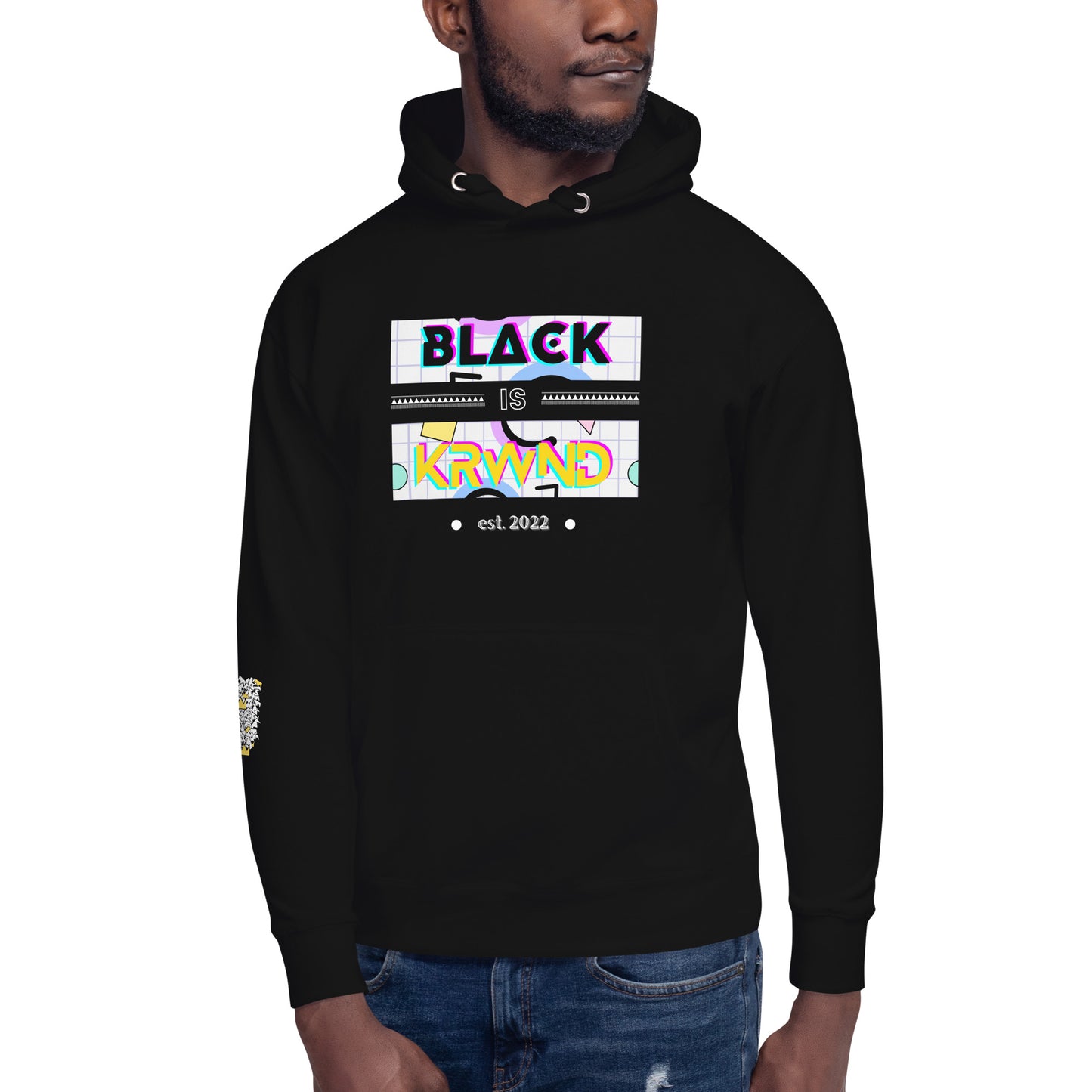 "Black Is " Men's Hoodie