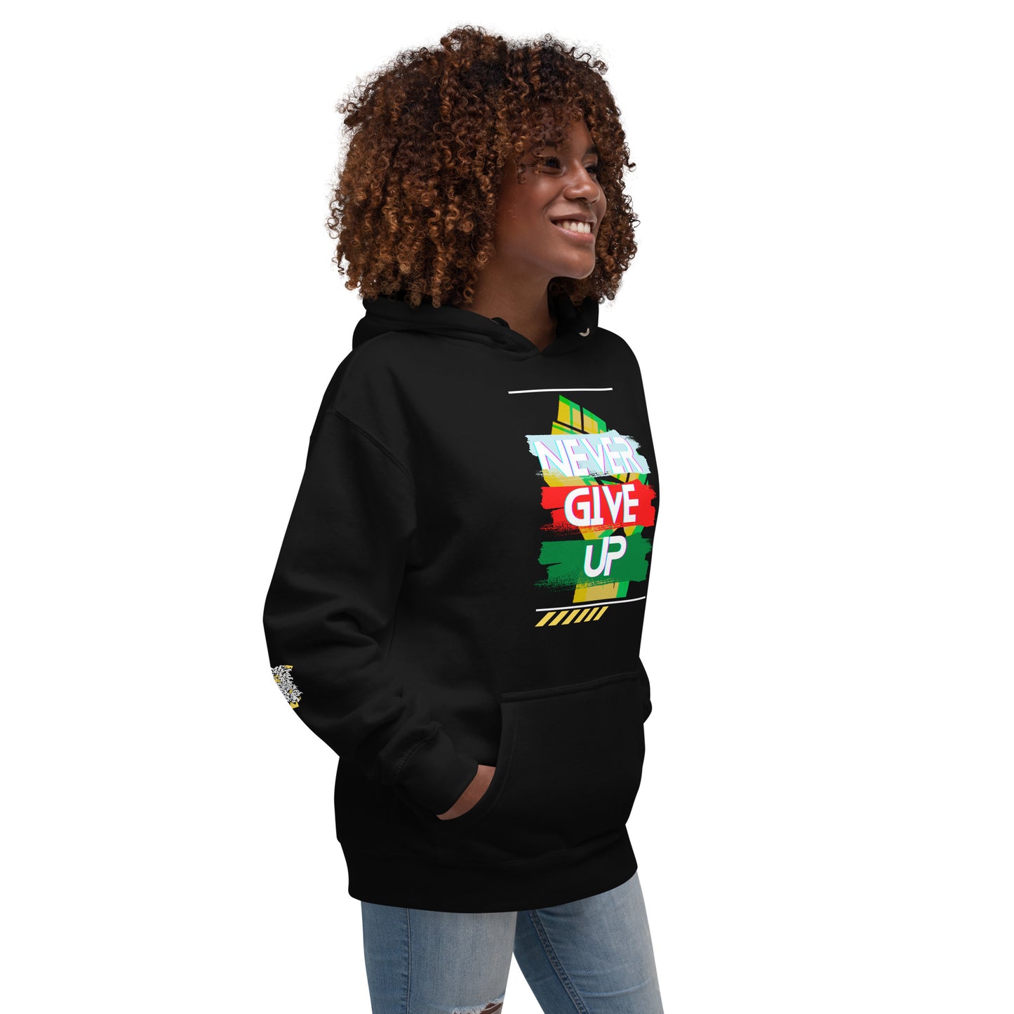 "Never Give Up" Women's Hoodie