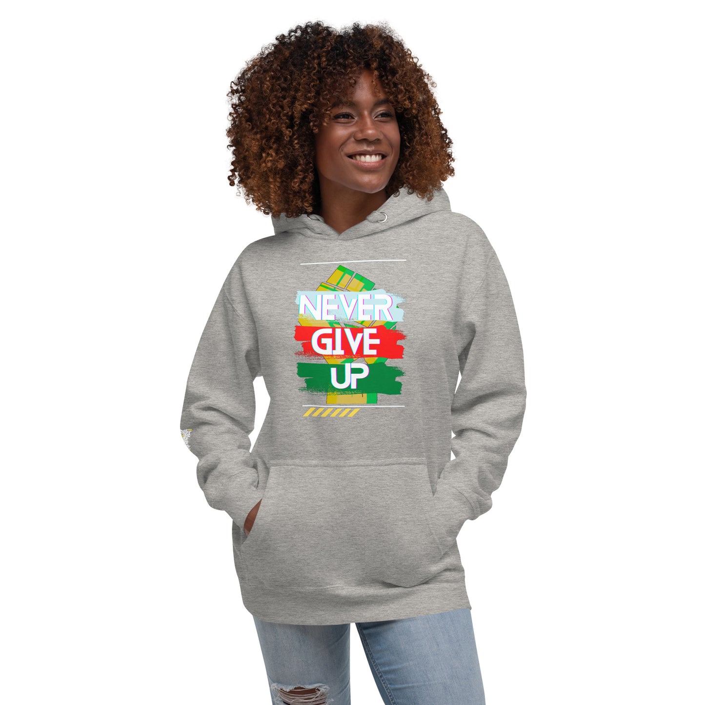 "Never Give Up" Women's Hoodie