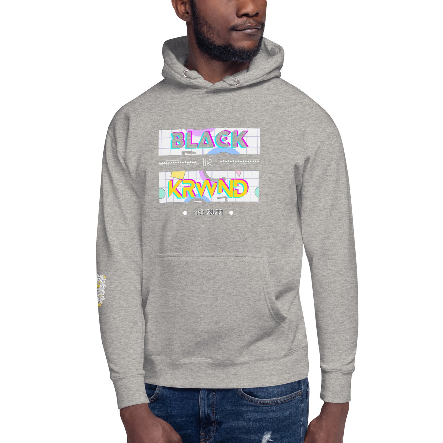 "Black Is " Men's Hoodie