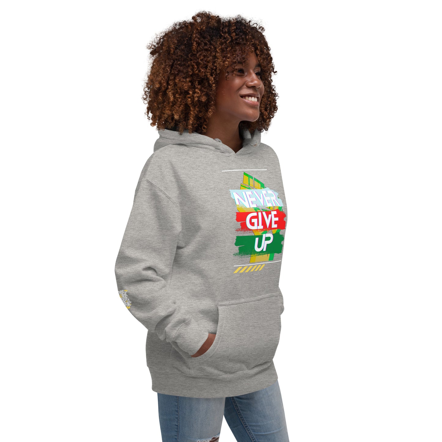 "Never Give Up" Women's Hoodie