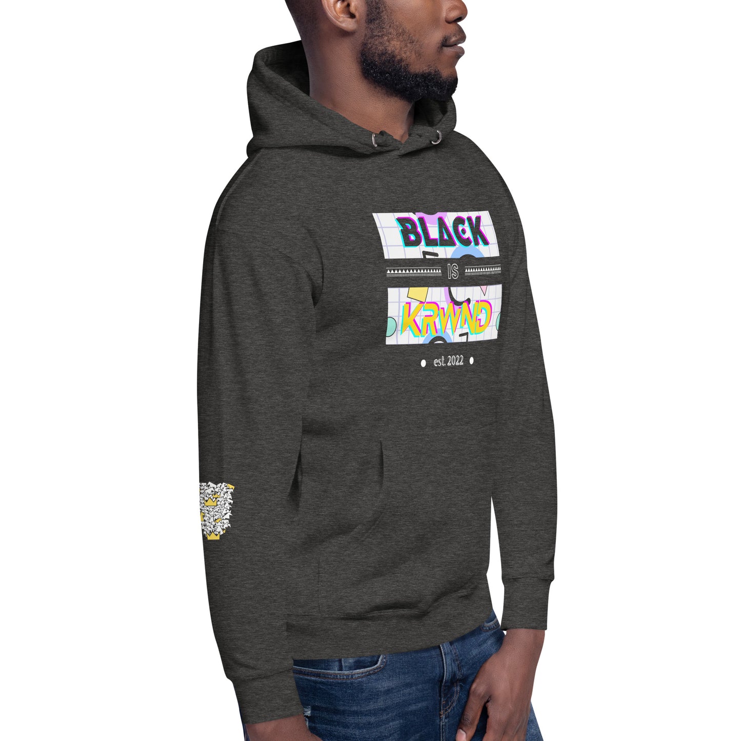 "Black Is " Men's Hoodie