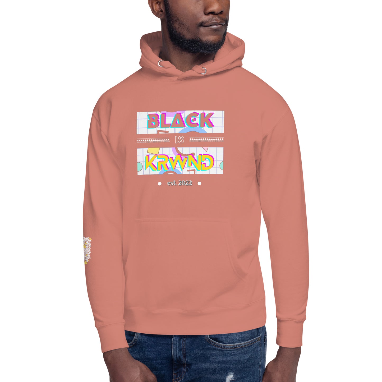 "Black Is " Men's Hoodie