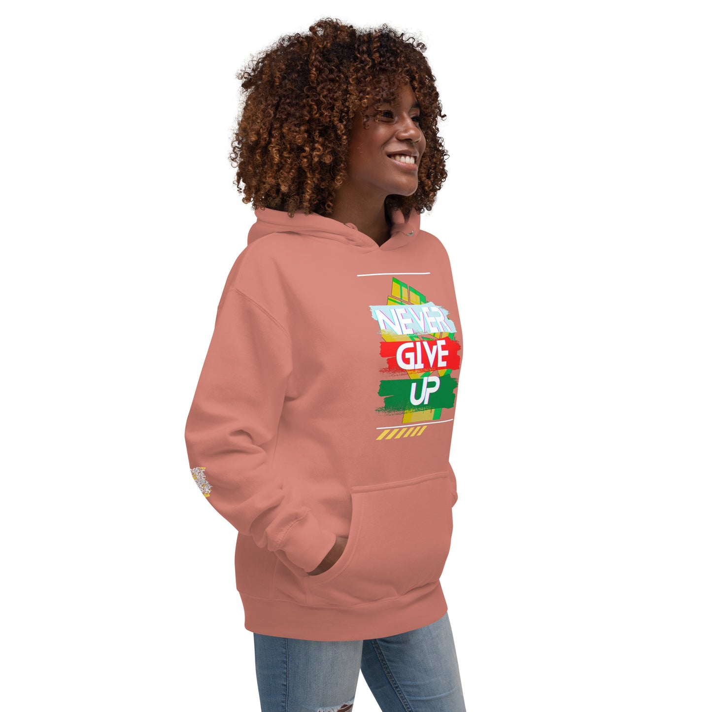 "Never Give Up" Women's Hoodie