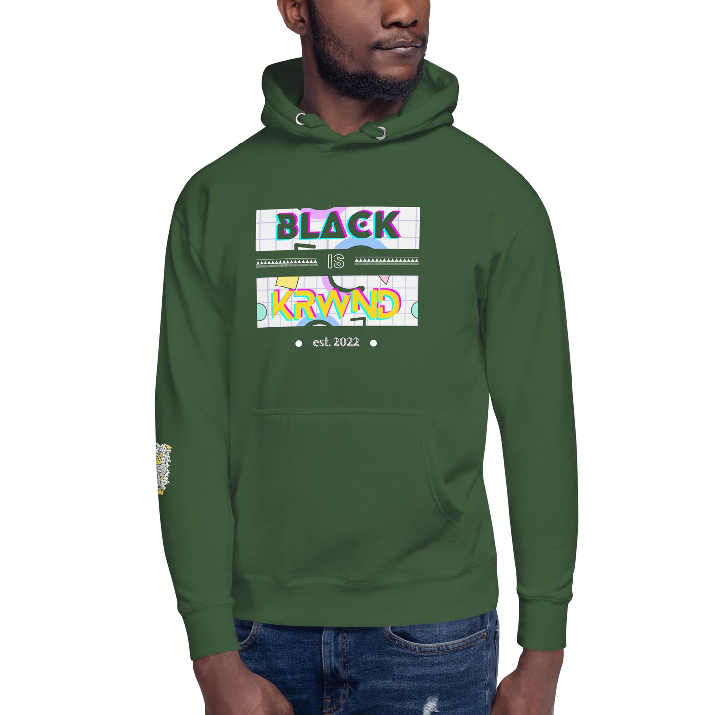 "Black Is " Men's Hoodie