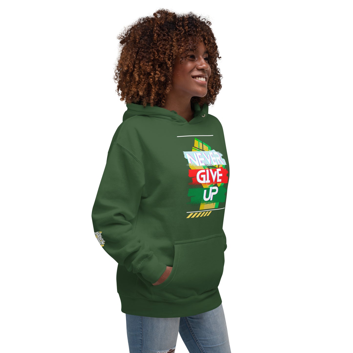 "Never Give Up" Women's Hoodie