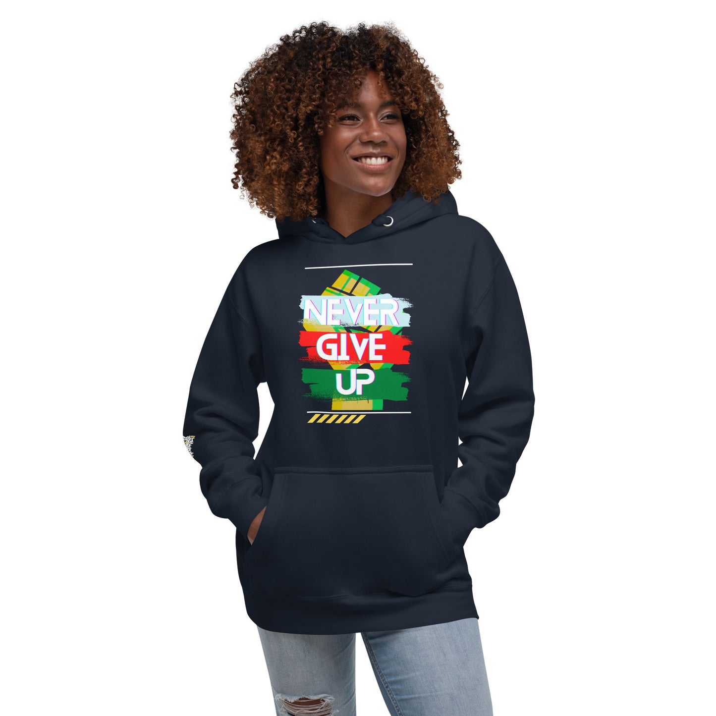 "Never Give Up" Women's Hoodie