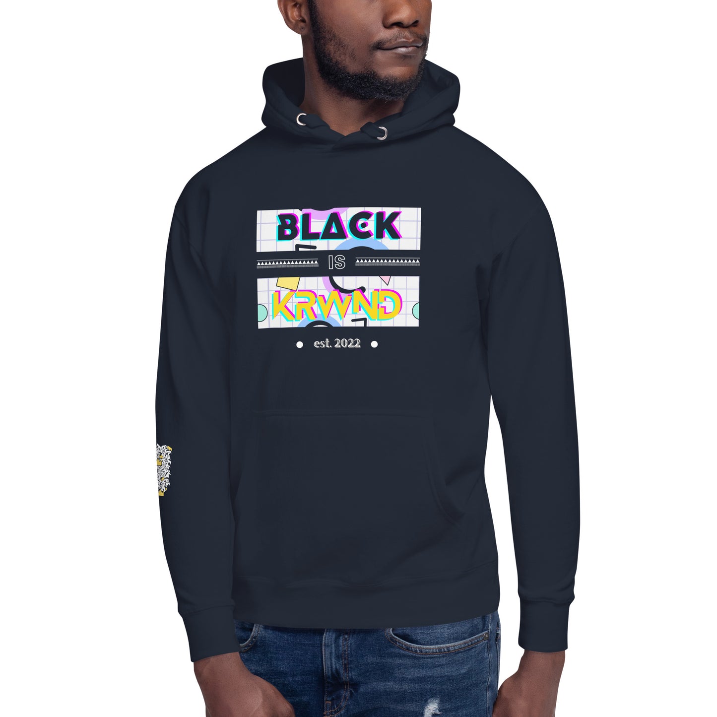 "Black Is " Men's Hoodie