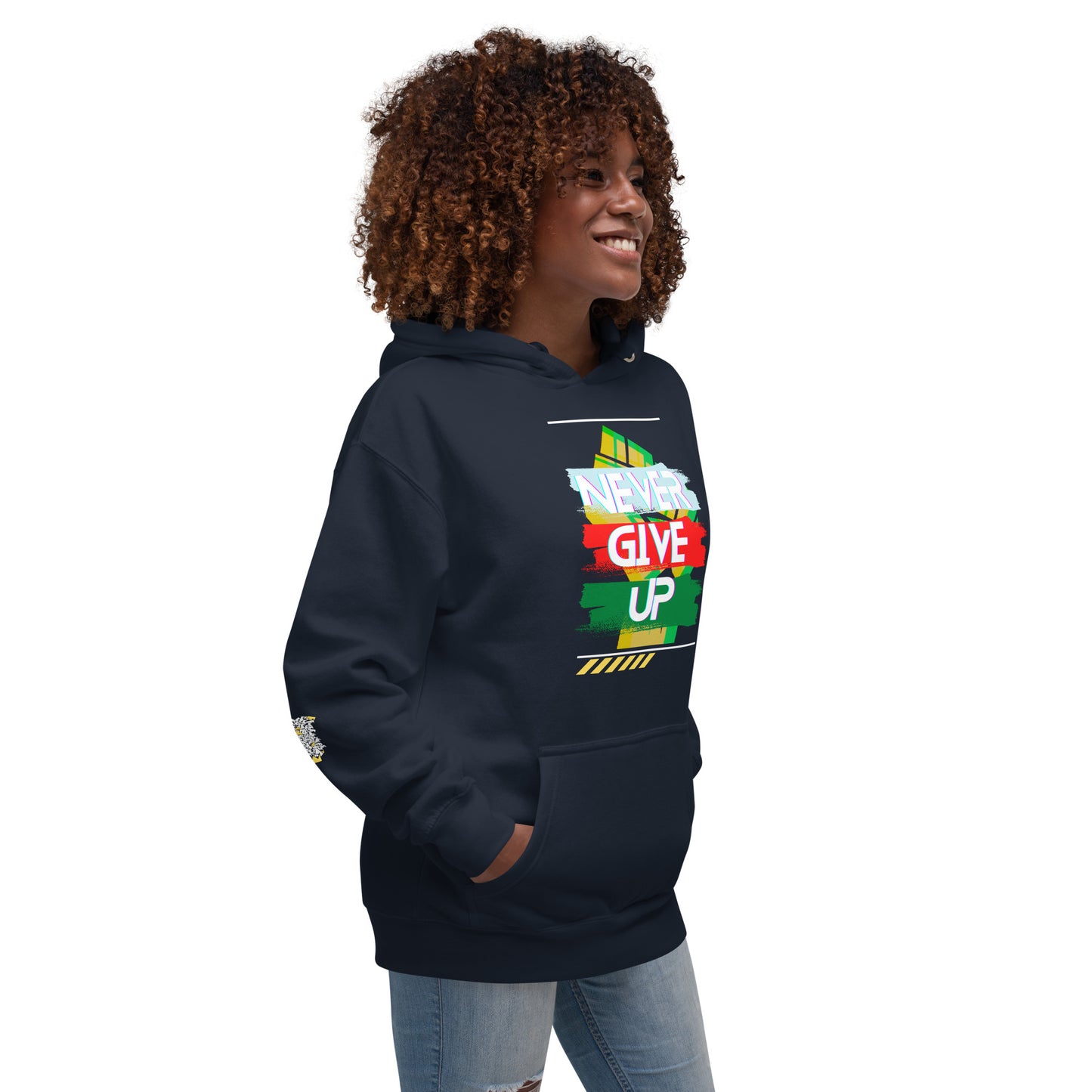 "Never Give Up" Women's Hoodie