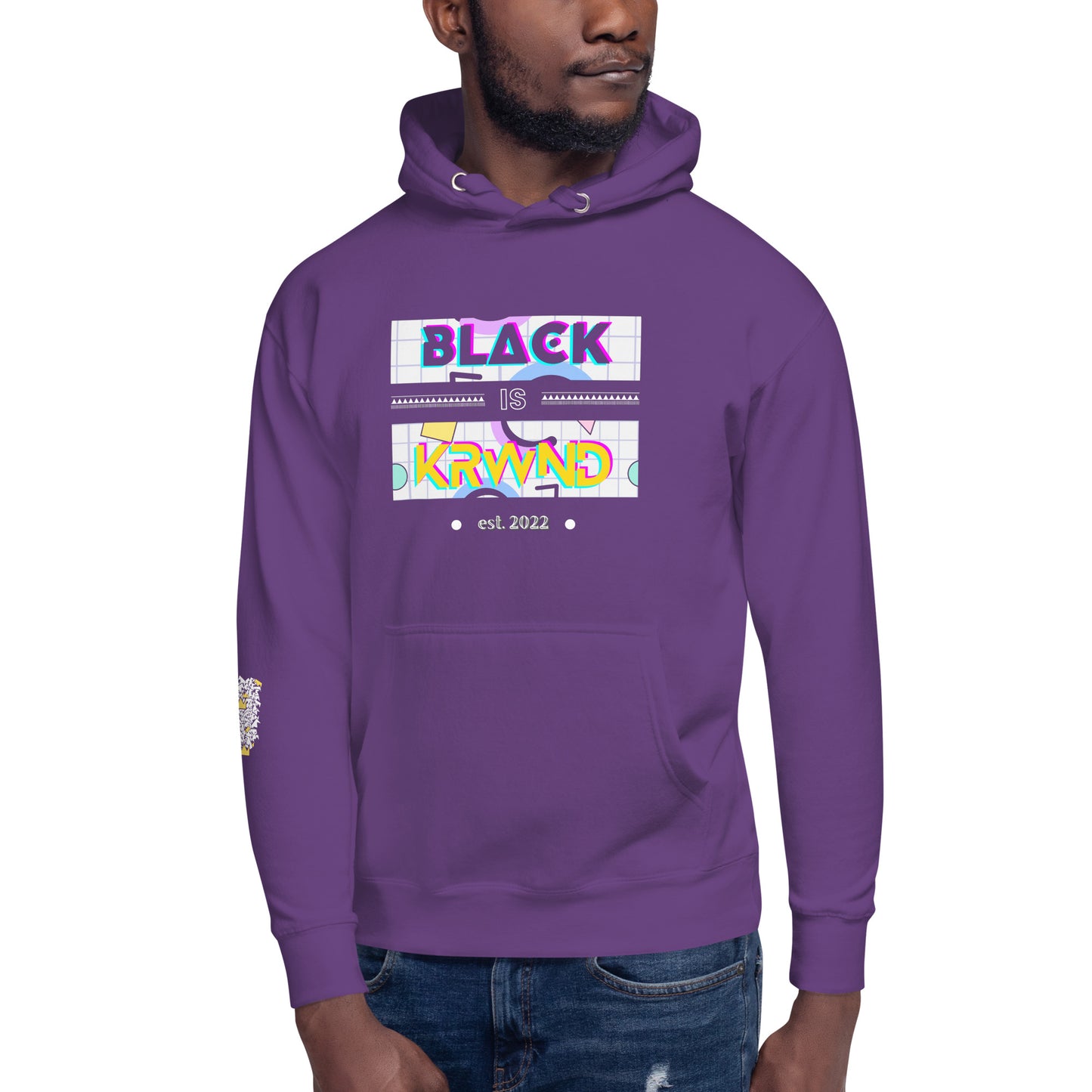 "Black Is " Men's Hoodie