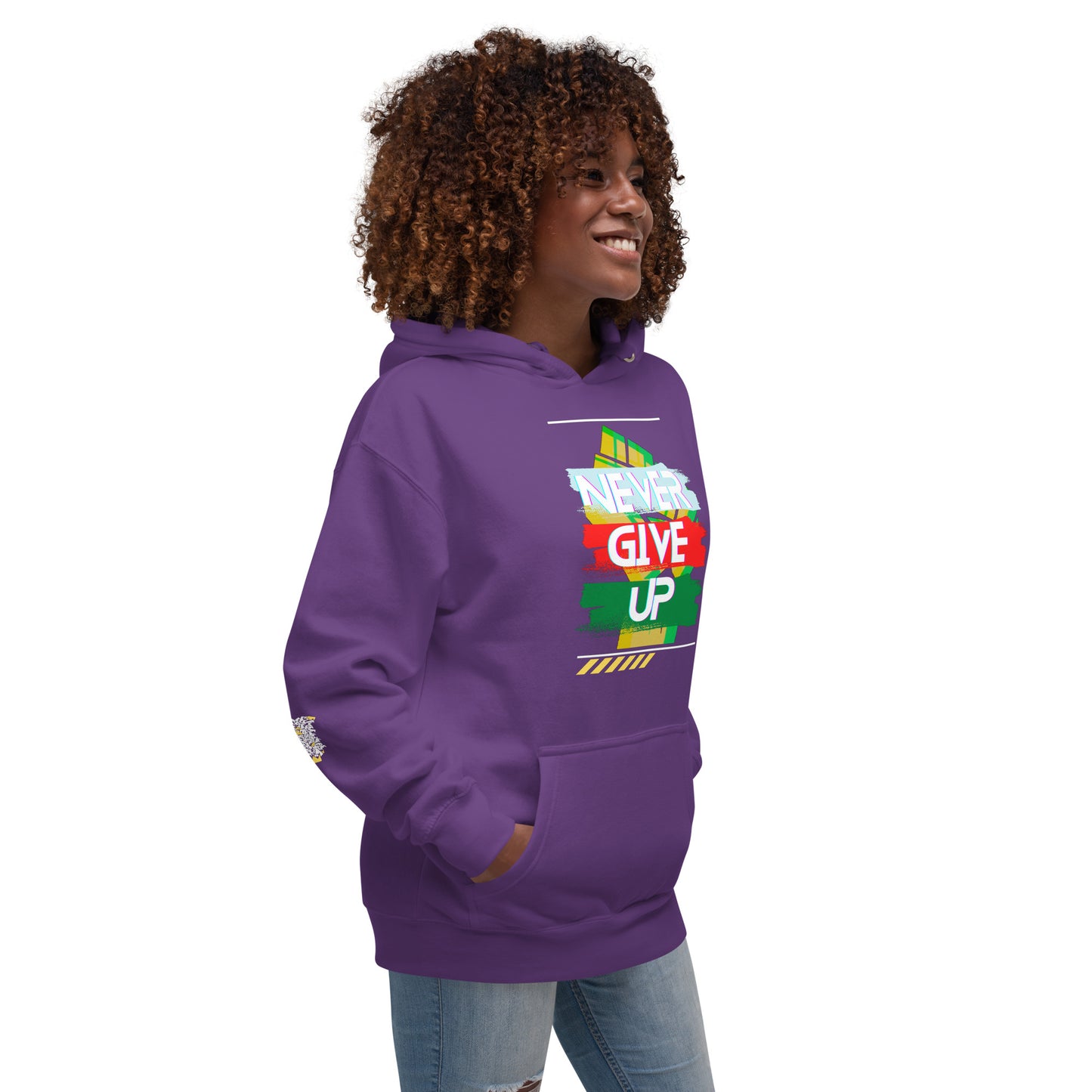 "Never Give Up" Women's Hoodie